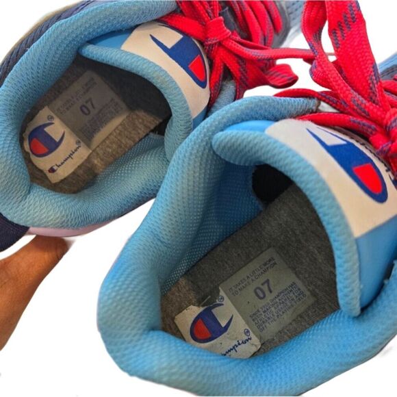 Champion 93 Eighteen SP Block Sneakers Size 7 - Picture 6 of 11